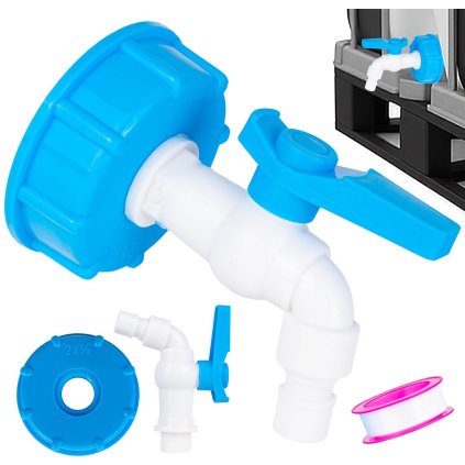 Sada - IBC matica S60x6 + 1/2" závitník - mauser (125) G70192