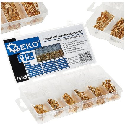 Sada konektorov do auta s krytmi 450ks. (20) G03619