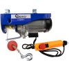 Elektrický lanový naviják Výkon 1200 W Nosnosť 600 kg Lano 12 m G01088