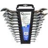 GEKO Sada kľúčov ploché povrchová úprava 6-32mm 12ks G11345
