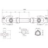 Kĺbový hriadeľ KARDAN 100 cm Trubka -T G72301