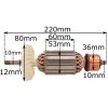 Rotor pre uhlovú brúsku Hitachi G23SC3, G23SE2, G18SE3