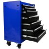 GEKO Dielenský vozík Prázdny 7 zásuviek Modrý G10806