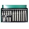 Sada bitov TORX CrRV 15ks. T20-T55  JONNESWAY
