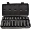 Sada dlhých a krátkych násad pre rázové uťahovače 1/2" 10-19 mm CR-MO G10517