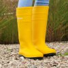 Pánske gumené čižmy z PVC Žlté PROTECT2U Veľkosť: 41 E6816