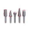 Sada 5 ks stopkových fŕez 6,3 mm do dreva
