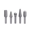 Sada 5 ks stopkových fŕez 6,3 mm do dreva