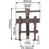 Sťahovák ložísk 15-50x68mm 2-ramenné čapy ramien stierača klem alternátor SN0212-3