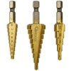 Viacstupňový vrták 1/4" Hex (3-12,4-12,4-20mm) 3ks G38570