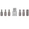 7 kusov sada TORX skrutkovacích bitov T25-T55 (10/100) G10039