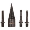 Vŕtačka - šnek na drevo 32mm + sada adaptérov 3 ks. (tridsať) K02395