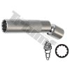 Hlavica na zapaľovacie sviečky benzín. motorov 3/8" 14mm, výkyvná, celková L 88mm s vnút. pružinka T41856