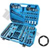 Gola sada 1/4", 3/8" a 1/2", 198 dielna, 6-hran hlavice Triumf®, plus OP račňové kľ. 8-19 mm T1000