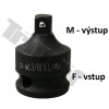 Redukcia kovaná, vstup 1/4" - výstup 3/8"  - vstup 3/8" - výstup 1/4" T27253