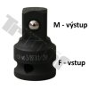 Redukcia kovaná, vstup 1/4" - výstup 3/8"  - vstup 3/8" - výstup 1/2" T27254