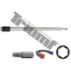 Adaptér pre 1/4" bity, magnetická fixácia bitov + super krúžok,materiál CRV - 304 mm T41415
