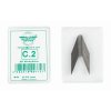 Rezací nôž C-2, 6-10 mm, pre prerezávač dezénov na pneumatiky PS15 20 ks AT000-1507
