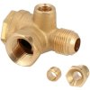 Spätný ventil pre kompresor 3/8" x 3/8" x 1/8" - uhlový 36305