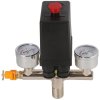 Reduktor tlaku 1/2" 10 bar s tlakovým spínačom, 2 manometrami a 2 rýchlospojkami 1/4" 36826-R