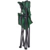 Turistická skladacia stolička + poťah (zelená) (10) K00409B