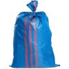Polypropylénové tkané vrecia 100 ks 50x80cm 30kg /modré/červené