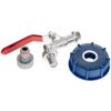 Sada - IBC matica S60x6 + 1/2" kohútik s 3/4" GZ výstupom + 1/2" hadicová zátka + vsuvka na rýchlospojku - mauser (40) G70180