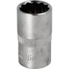 Krátka nástrčná hlavica 16 MM 1/2 CrV HONITON 12-hran WH1716