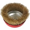 Drôtená kefa 125MM M14 na brúsku mosadzná T-SZCZ5