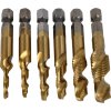 Sada závitových vrtákov HSS M3–M10 6 ks vŕtanie a závitovanie W-154