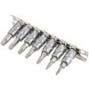 Súprava nástavcov na obrábané Torx 1/4 palca 7 ks TE10-TE40 MGS01912