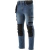 Montážne Pracovné Nohavice Stretch Džínsy Tmavomodré Vel. 2Xl YT-79055