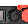 Predlžovací Kábel Dielenský Napájací Pás Ip 44 Tri Zásuvky S Uzemňovacím Spínačom 3M 1,5Mm2 YT-81240