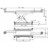Bezkolesový zdvihák 2,5 t pre výťahy SL448 / SL550 (pneumaticko-hydraulický) INVSLHJ-75B