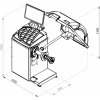 INVENTO VB 470 - vyvažovačka kolies osobných automobilov INVB470