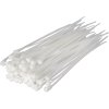 FASTER TOOLS opakovane použiteľná biela nylonová svorka 250x3,6mm 50ks EFT380-70