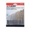 Titánové vrtáky, dvojito brúsené HSS 1,5 - 6,5 mm 13 ks BIT HEX 1/4&apos;&apos; TA1115