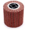 Valcový brúsny kotúč z netkanej textílie 100x100x19 P80 COARSE vyrobený zo striedajúcich sa listov brúsnej tkaniny a netkanej textílie. TA4121