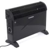 Elektrický konvektor s termostatom, prívod vzduchu TURBO, výkon 2000 W, čierny TA901B