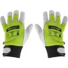 Montážne pracovné rukavice žltá kozia koža - suchý zips r.9 (12/48) G73536