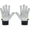 Montážne pracovné rukavice žltá kozia koža - suchý zips r.9 (12/48) G73536