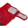 Montážne kožené pracovné rukavice červené Kozia koža - suchý zips r.9 (12/48) G73556