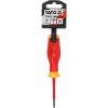 Izolovaný skrutkovač Extra Slim Ph2X100Mm YT-282652