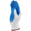 Ochranné polyesterové rukavice r. 9 /latexové biele a modré/ (12/240) G75048