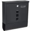 Schránka na listy 34x30,7x10cm /čierna (5) G10923
