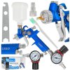 Striekacia pištoľ. HVLP mini 125 ml 0,8 mm, plastový s 1/4" regulátorom tlaku (20) G03122