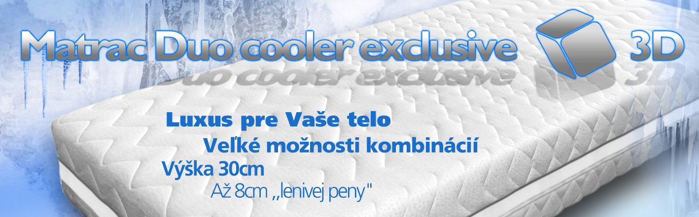 matrac DUO cooler exclusive 3D