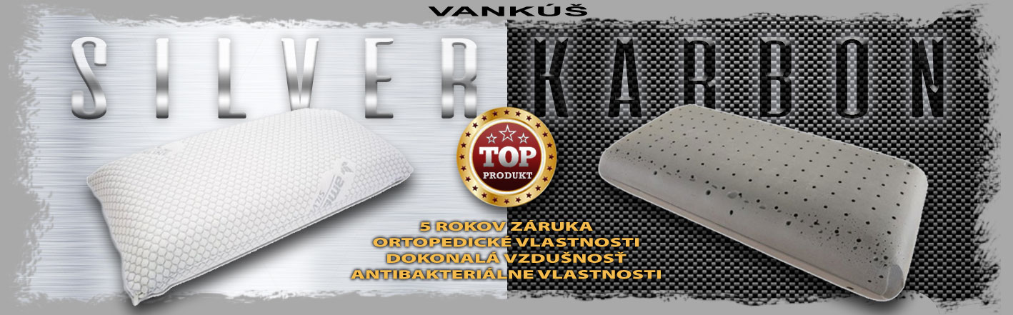 Top produkt Vankúš Silver Carbon