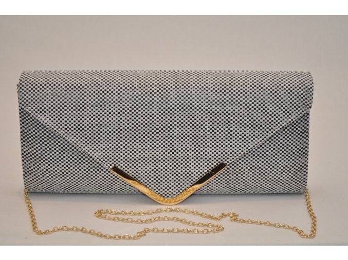 Kabelka v čiernobielej farbe
