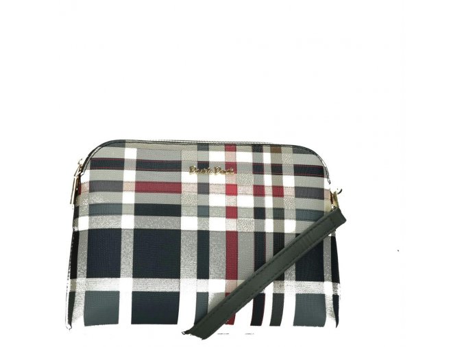 Luxusná crossbody kabelka Daniele Donati károvaná